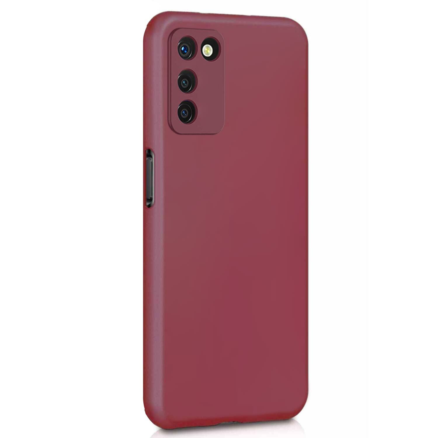 Microsonic Matte Silicone Oppo A55 5G Kılıf Mor