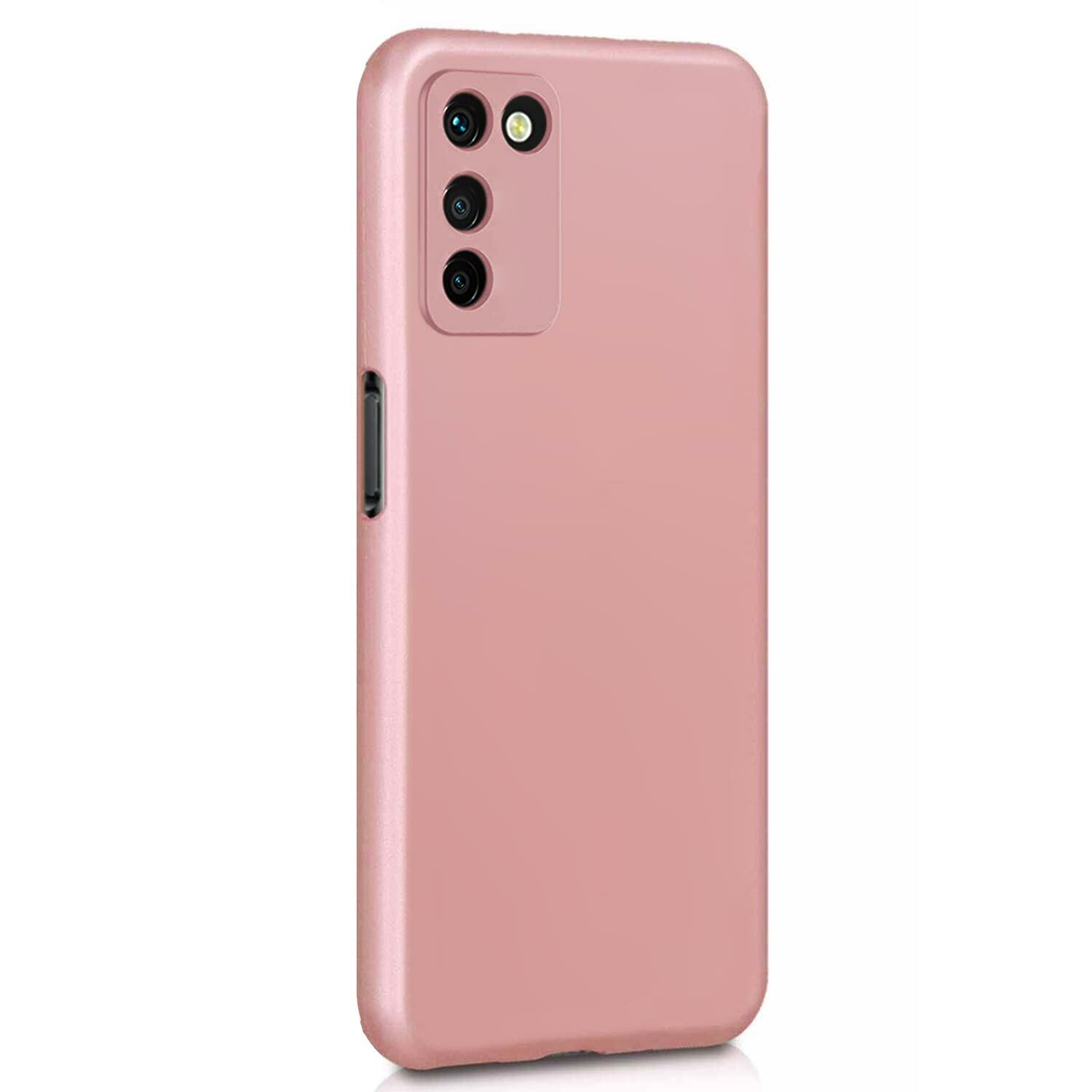 Microsonic Matte Silicone Oppo A55 5G Kılıf Rose Gold