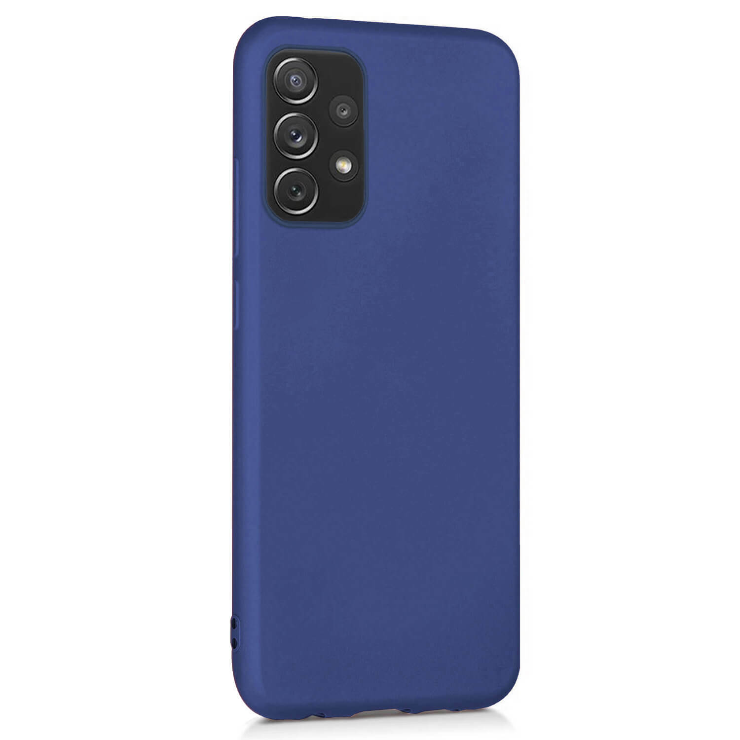 Microsonic Matte Silicone Samsung Galaxy A52s Kılıf Lacivert