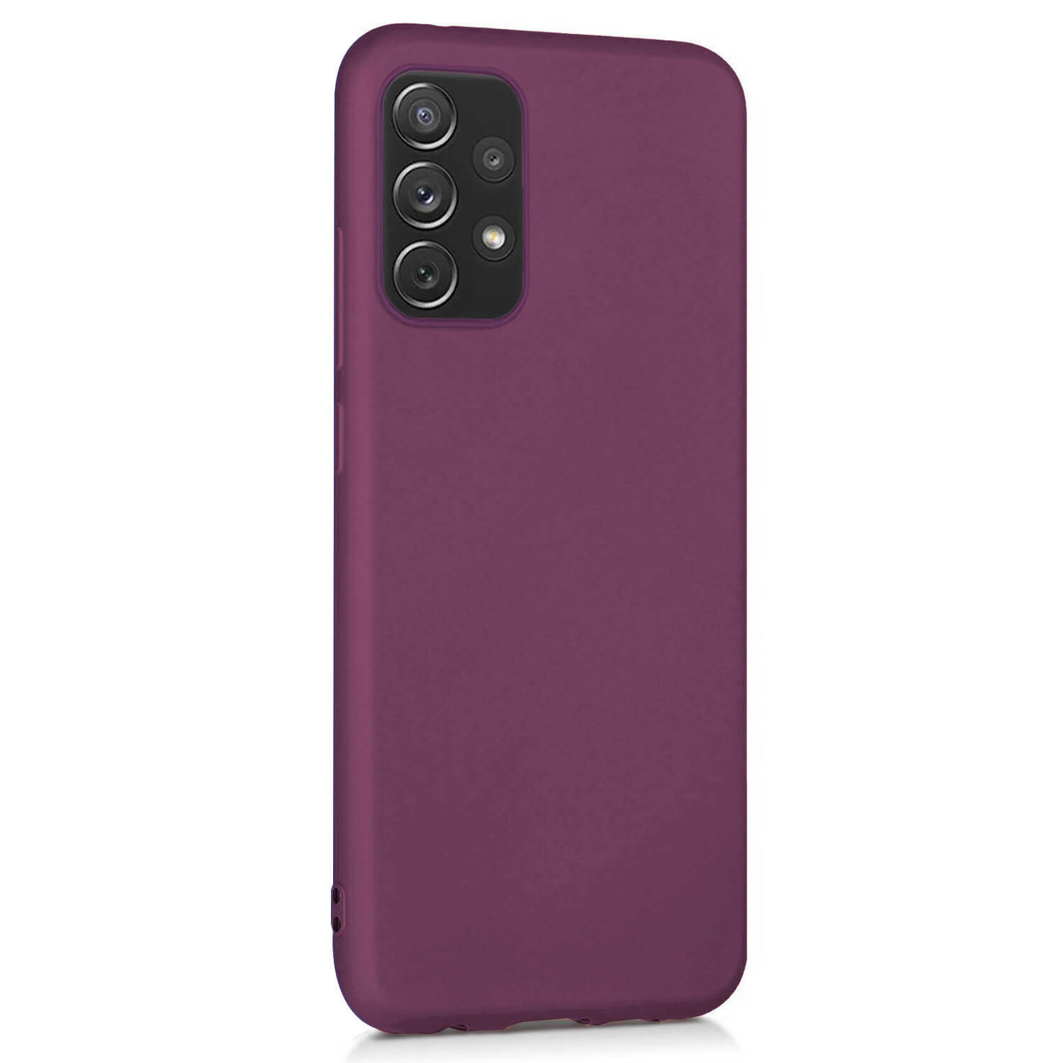 Microsonic Matte Silicone Samsung Galaxy A52s Kılıf Mor