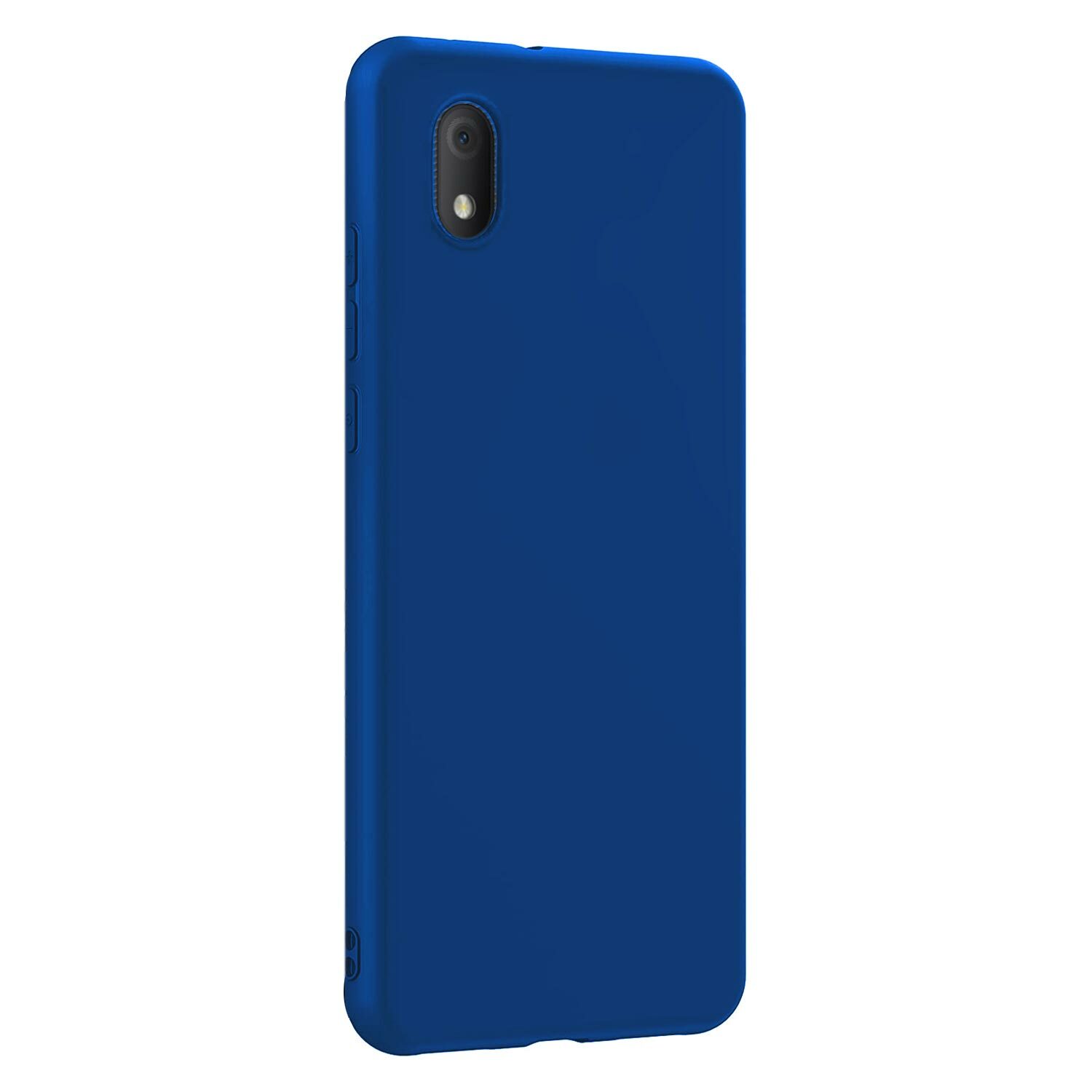 Microsonic Matte Silicone TCL L7 Kılıf Mavi