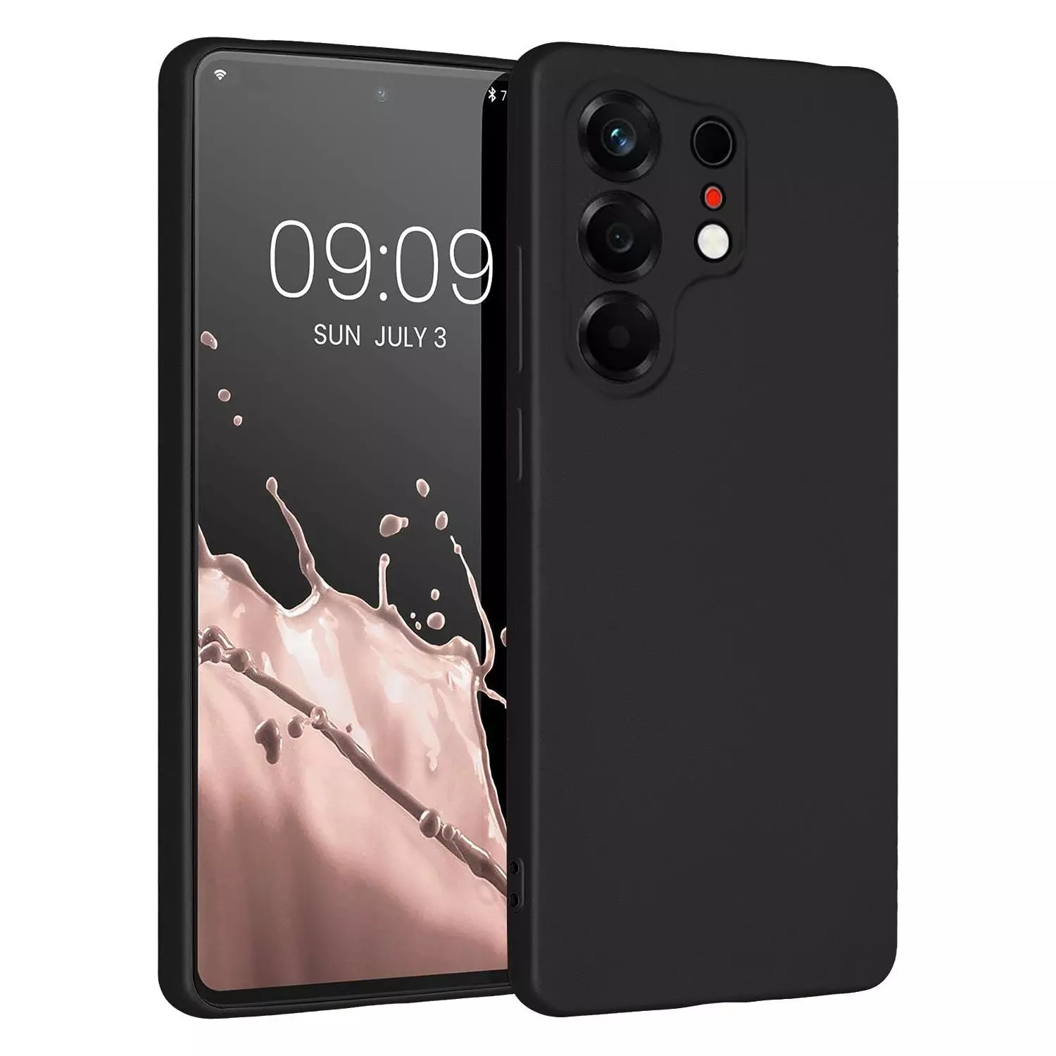 Microsonic Matte Silicone TECNO Camon 50 Kılıf Siyah