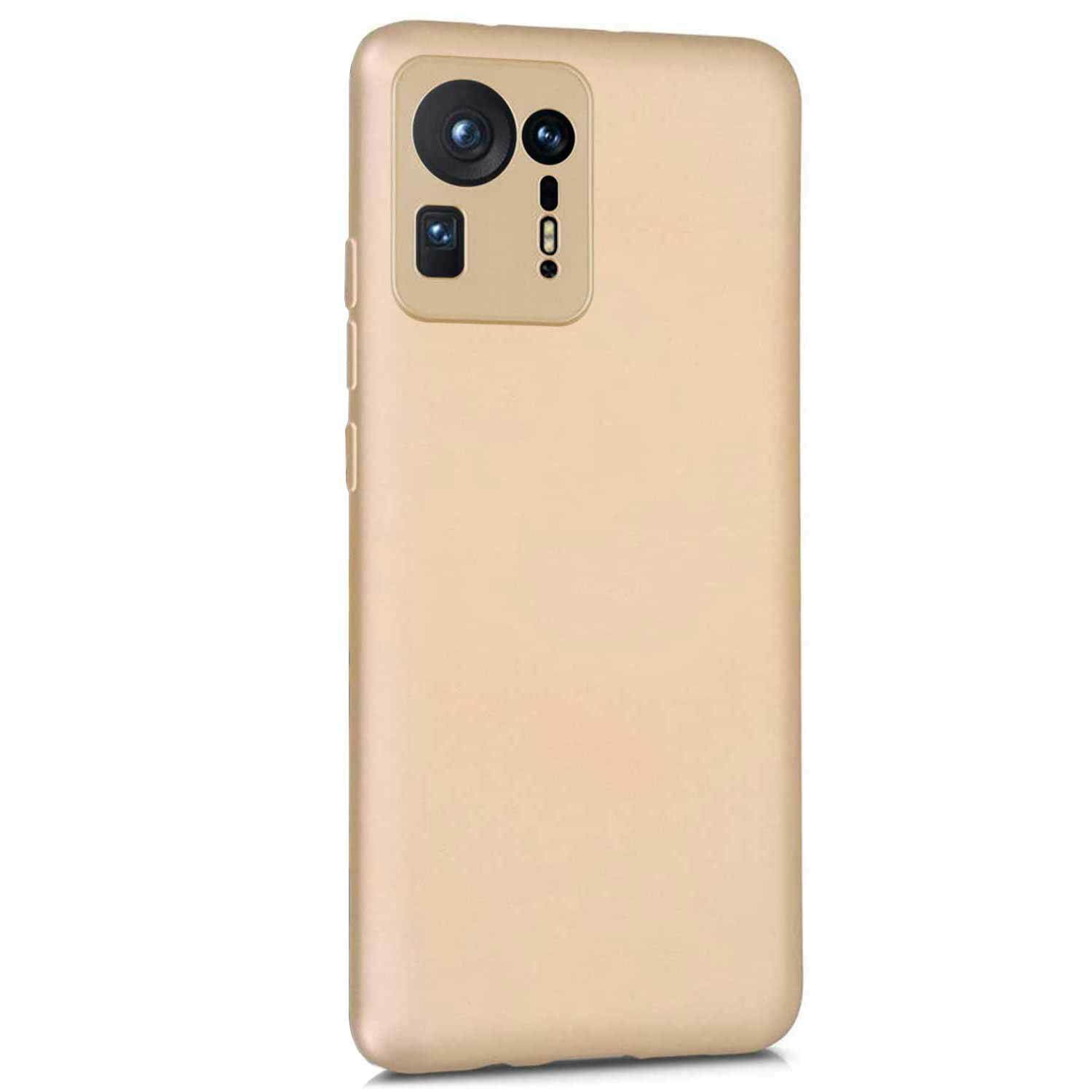 Microsonic Matte Silicone Xiaomi Mi Mix 4 Kılıf Gold