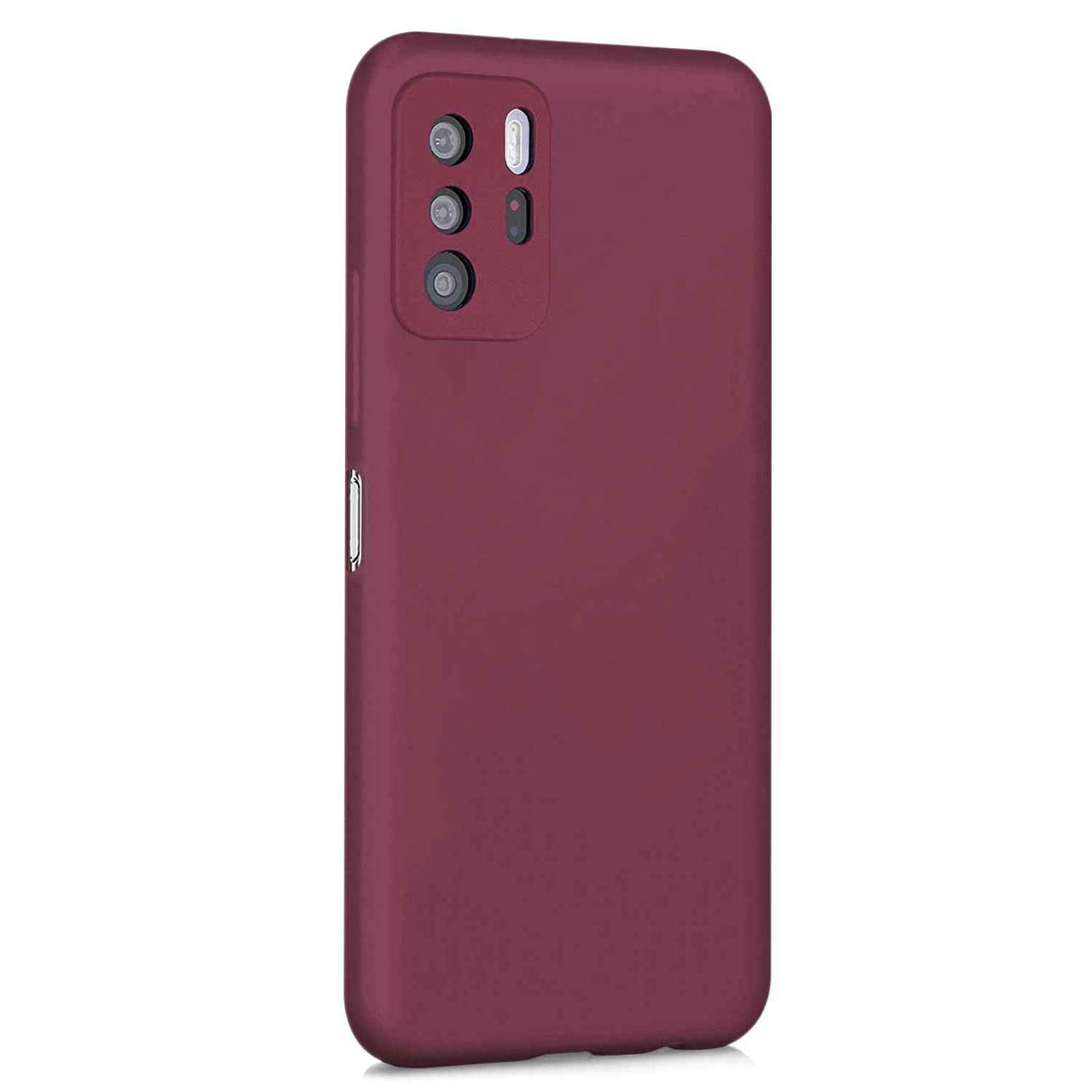 Microsonic Matte Silicone Xiaomi Poco X3 GT Kılıf Mor