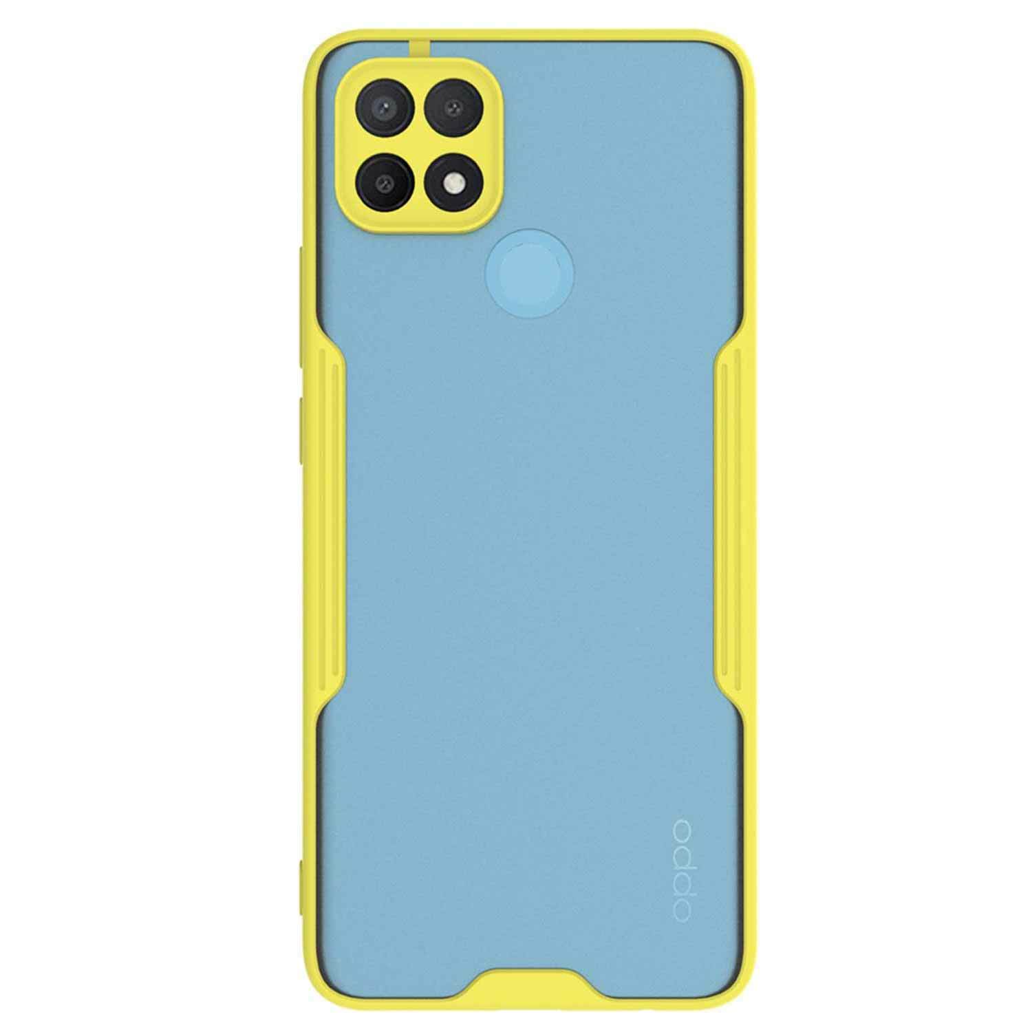 Microsonic Oppo A15S Kılıf Paradise Glow Sarı