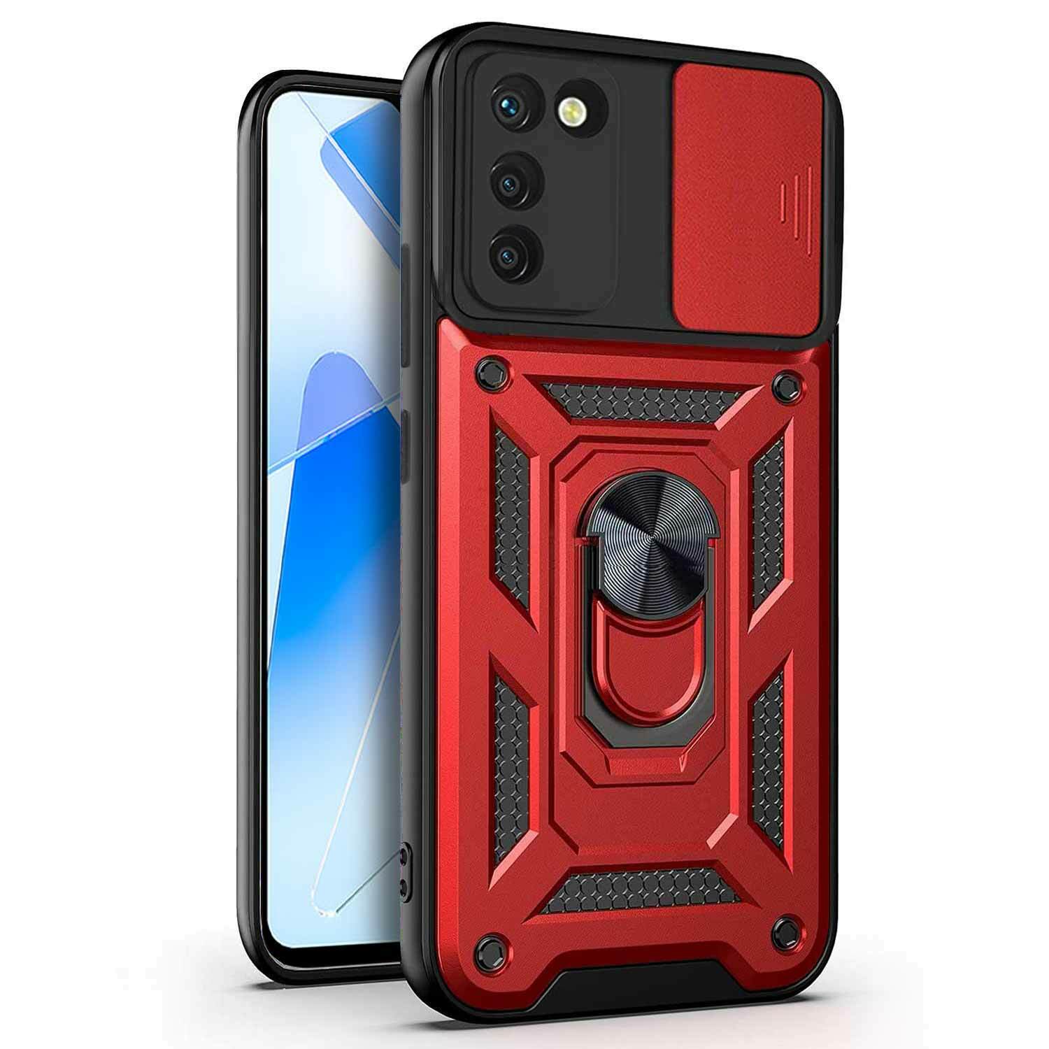 Microsonic Oppo A55 5G Kılıf Impact Resistant Kırmızı