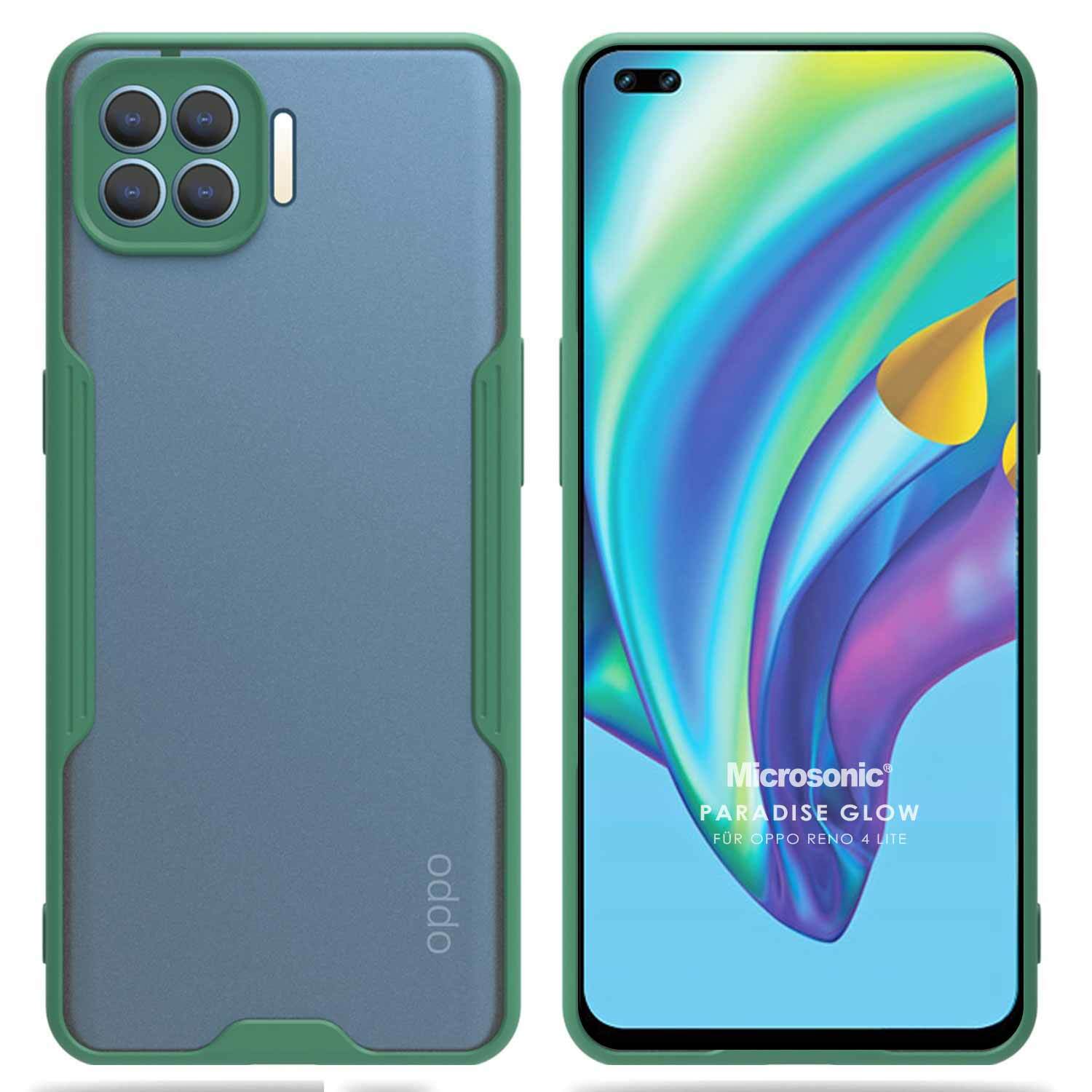 Microsonic Oppo Reno 4 Lite Kılıf Paradise Glow Yeşil