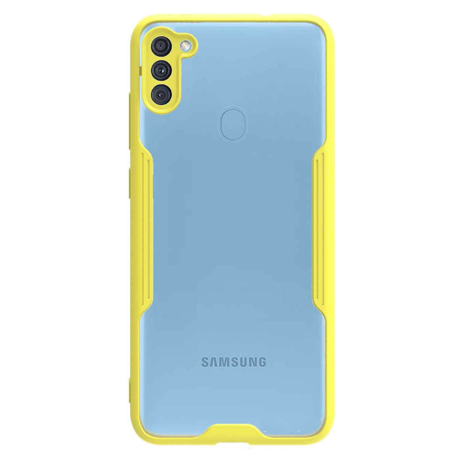 Microsonic Samsung Galaxy A11 Kılıf Paradise Glow Sarı