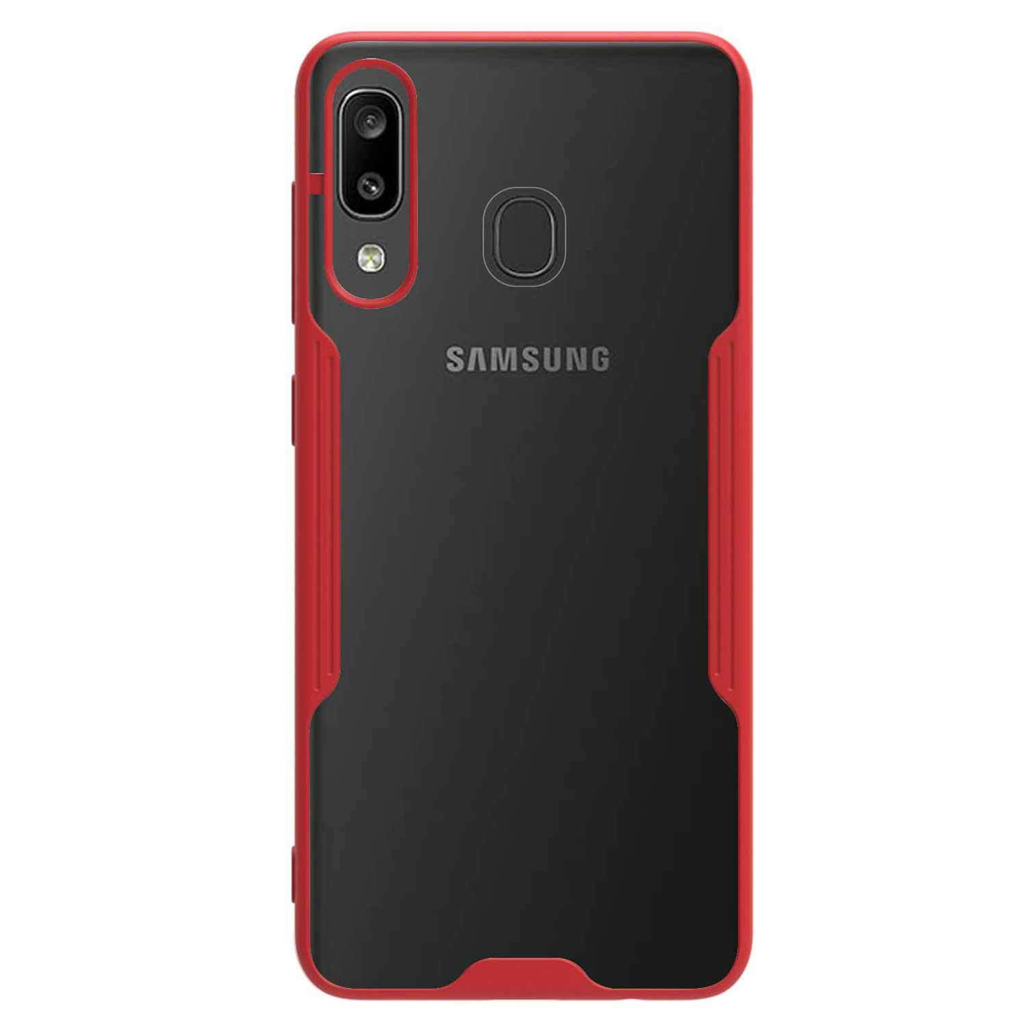 Microsonic Samsung Galaxy A20 Kılıf Paradise Glow Kırmızı