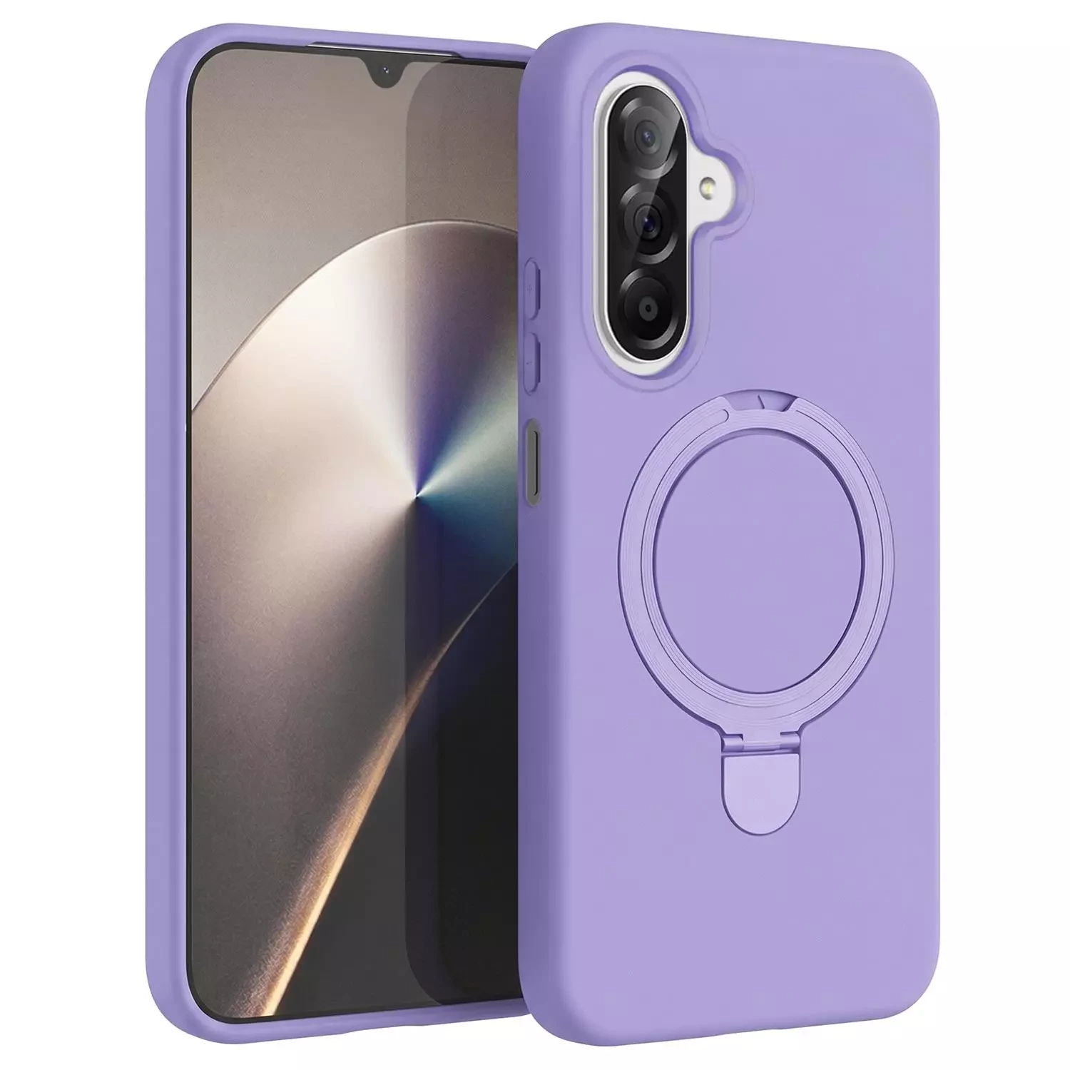 Microsonic Samsung Galaxy A26 Kılıf Aura Stant MagSafe Lila