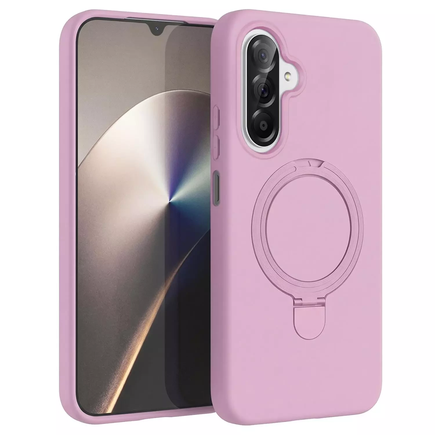 Microsonic Samsung Galaxy A26 Kılıf Aura Stant MagSafe Pembe