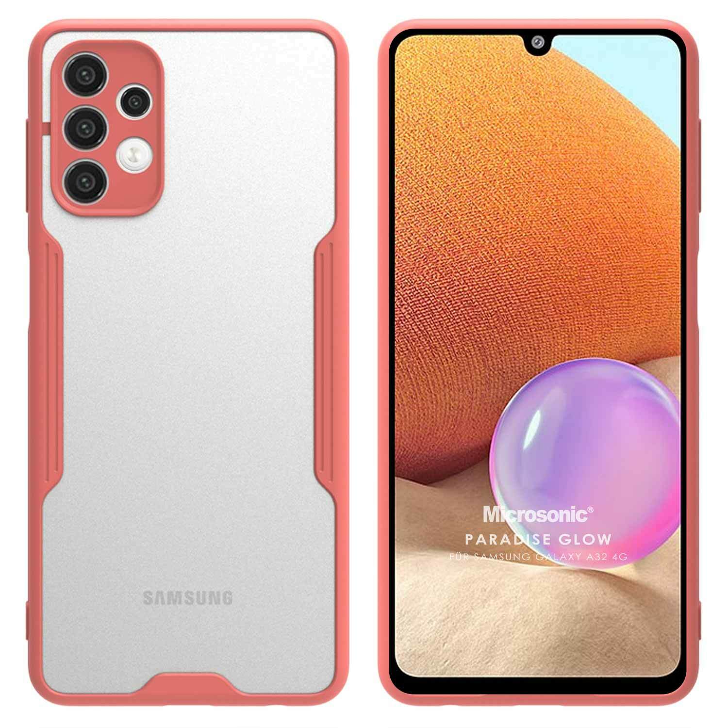 Microsonic Samsung Galaxy A32 4G Kılıf Paradise Glow Pembe