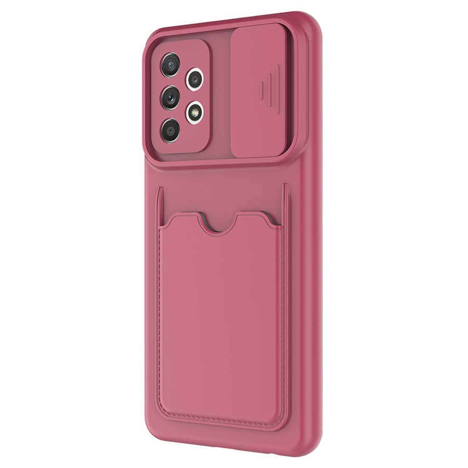 Microsonic Samsung Galaxy A52s Kılıf Inside Card Slot Mürdüm