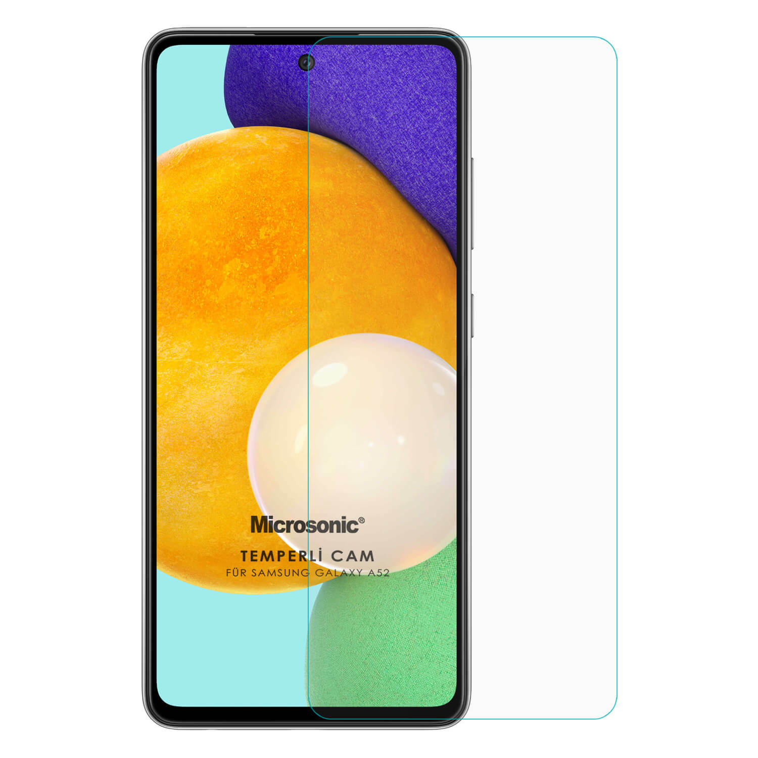 Microsonic Samsung Galaxy A52s Tempered Glass Cam Ekran Koruyucu
