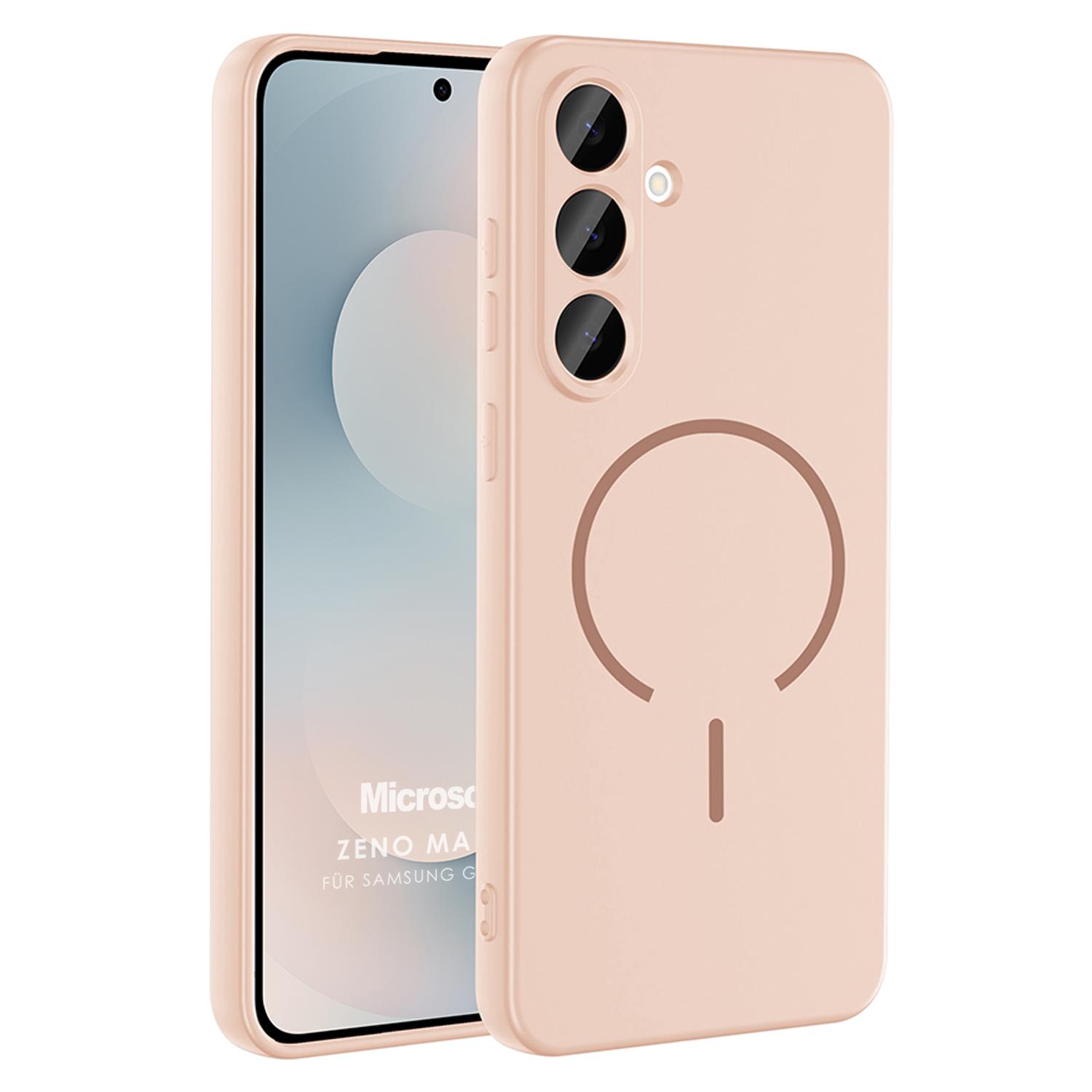 Microsonic Samsung Galaxy A57 Kılıf Zeno MagSafe Rose Gold
