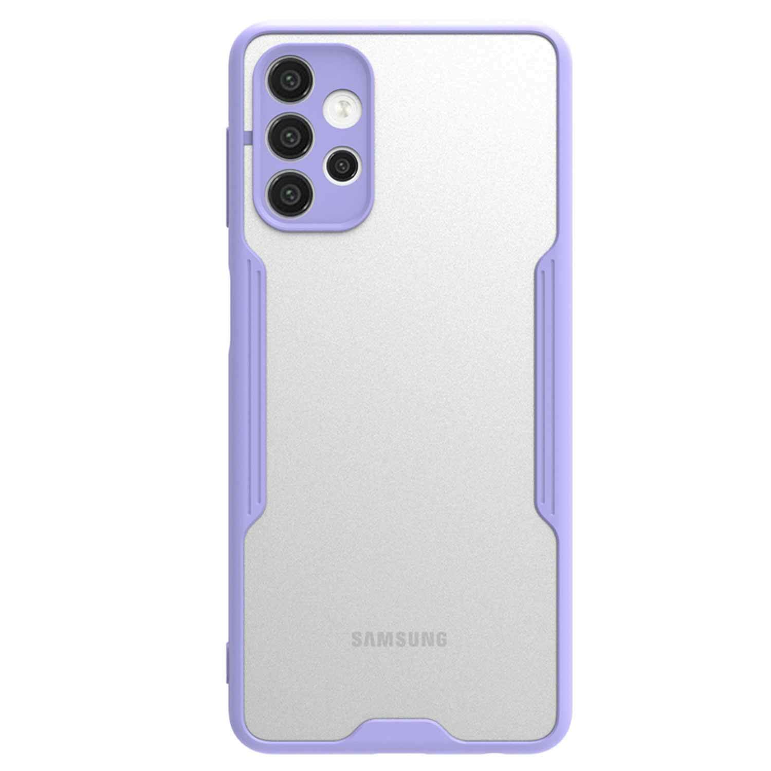 Microsonic Samsung Galaxy A72 Kılıf Paradise Glow Lila