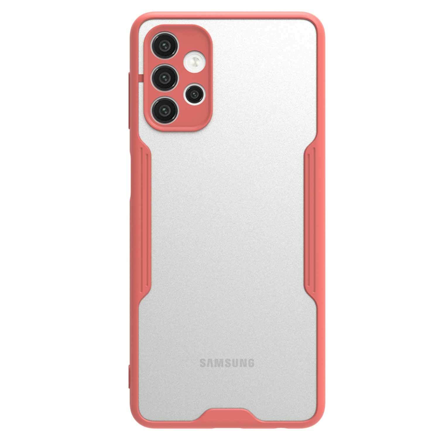 Microsonic Samsung Galaxy A72 Kılıf Paradise Glow Pembe