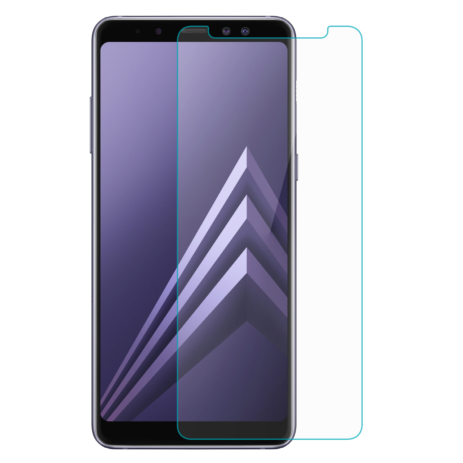 Microsonic Samsung Galaxy A8 Plus 2018 Nano Cam Ekran koruyucu Kırılmaz film