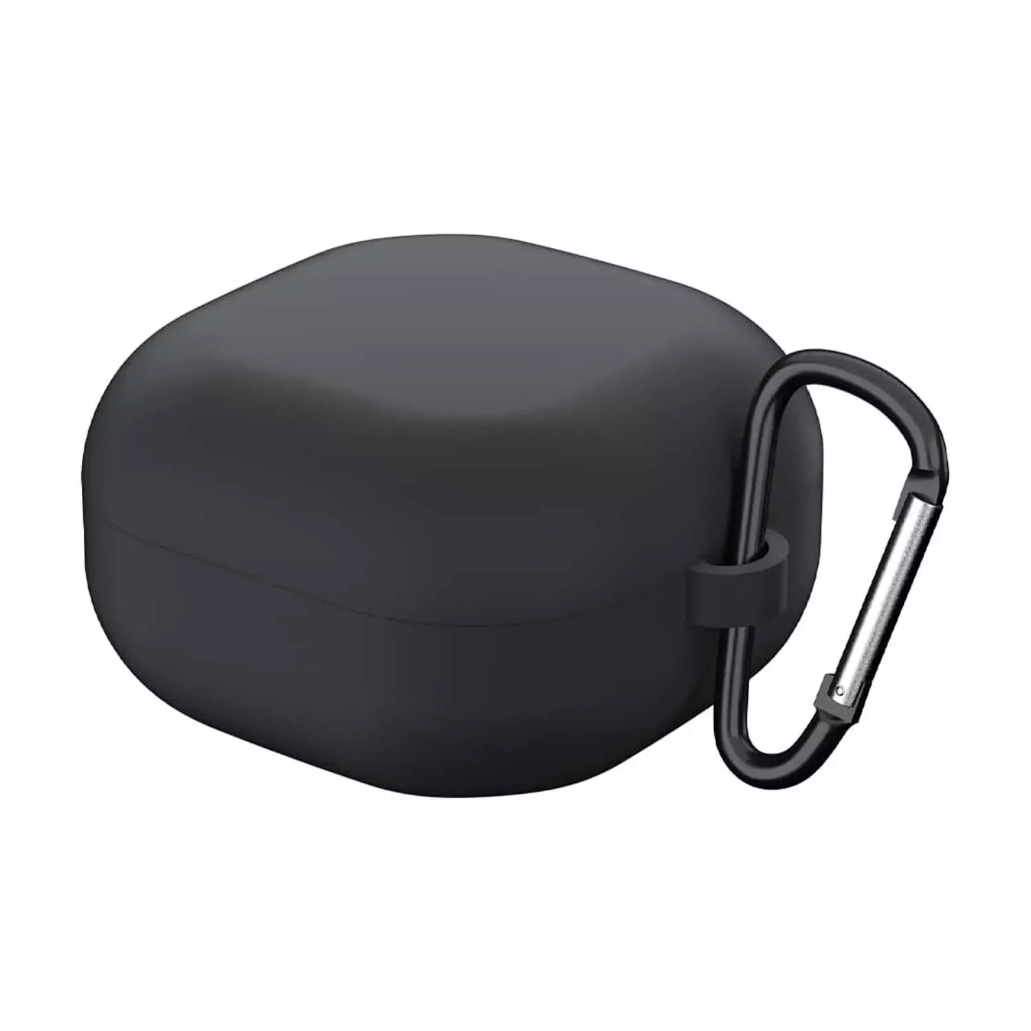 Microsonic Samsung Galaxy Buds 4 Pro Kılıf Askılı Mat Silikon Siyah