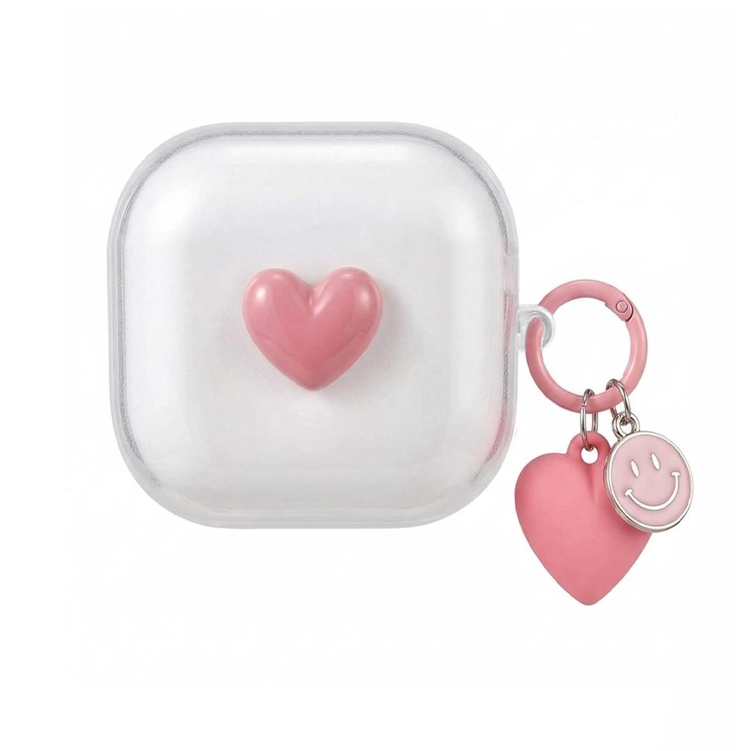 Microsonic Samsung Galaxy Buds 4 Pro Kılıf Figure Series Sweet Heart Pembe