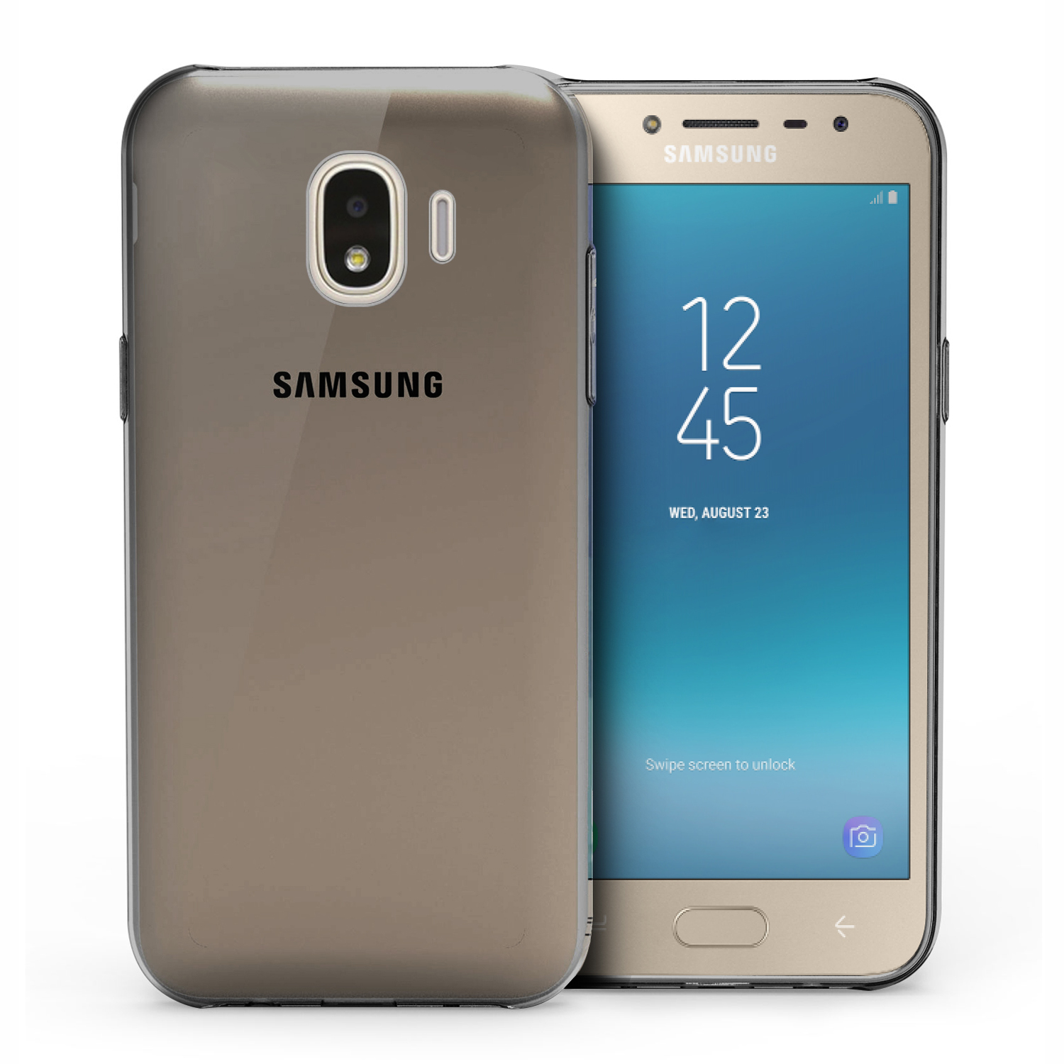 Microsonic Samsung Galaxy J2 Pro 2018 Kılıf Transparent Soft Siyah