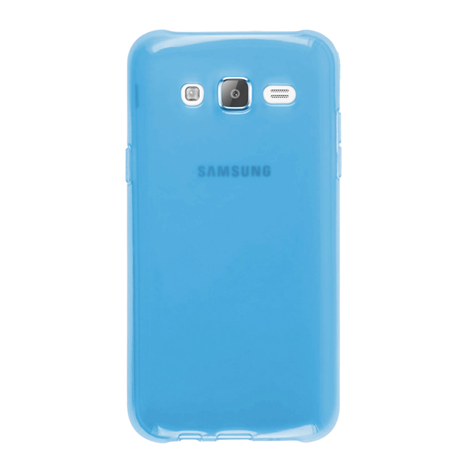 Microsonic Samsung Galaxy J7 Core Kılıf Transparent Soft Mavi