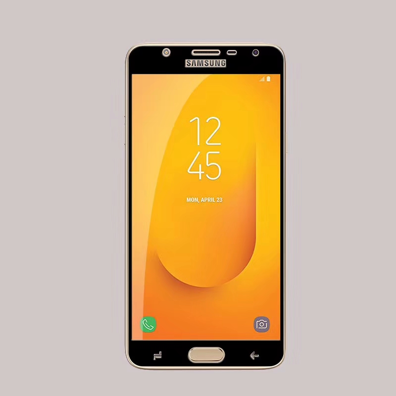 Microsonic Samsung Galaxy J7 Duo Tam Kaplayan Temperli Cam Ekran koruyucu Kırılmaz Film Siyah