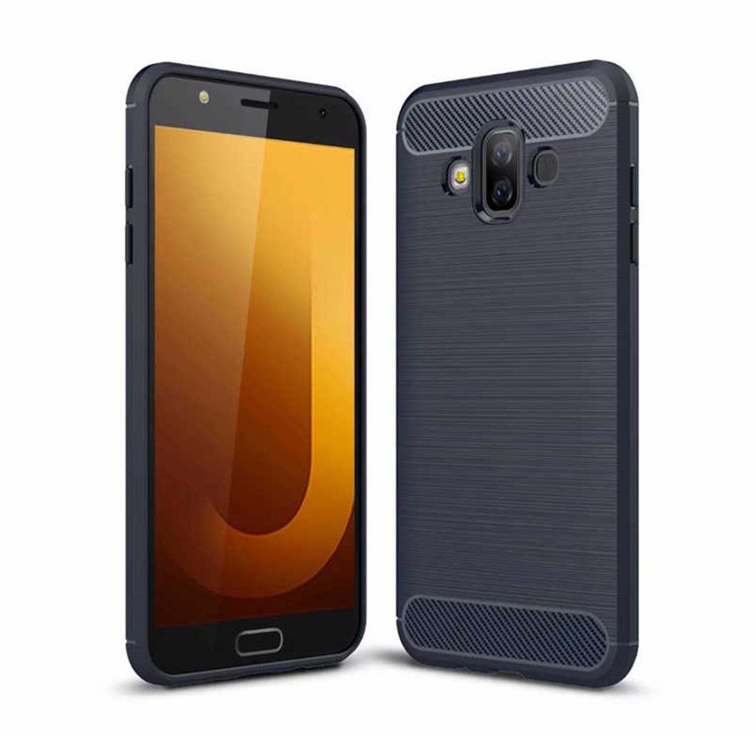 Microsonic Samsung Galaxy J7 Duo Kılıf Room Silikon Lacivert