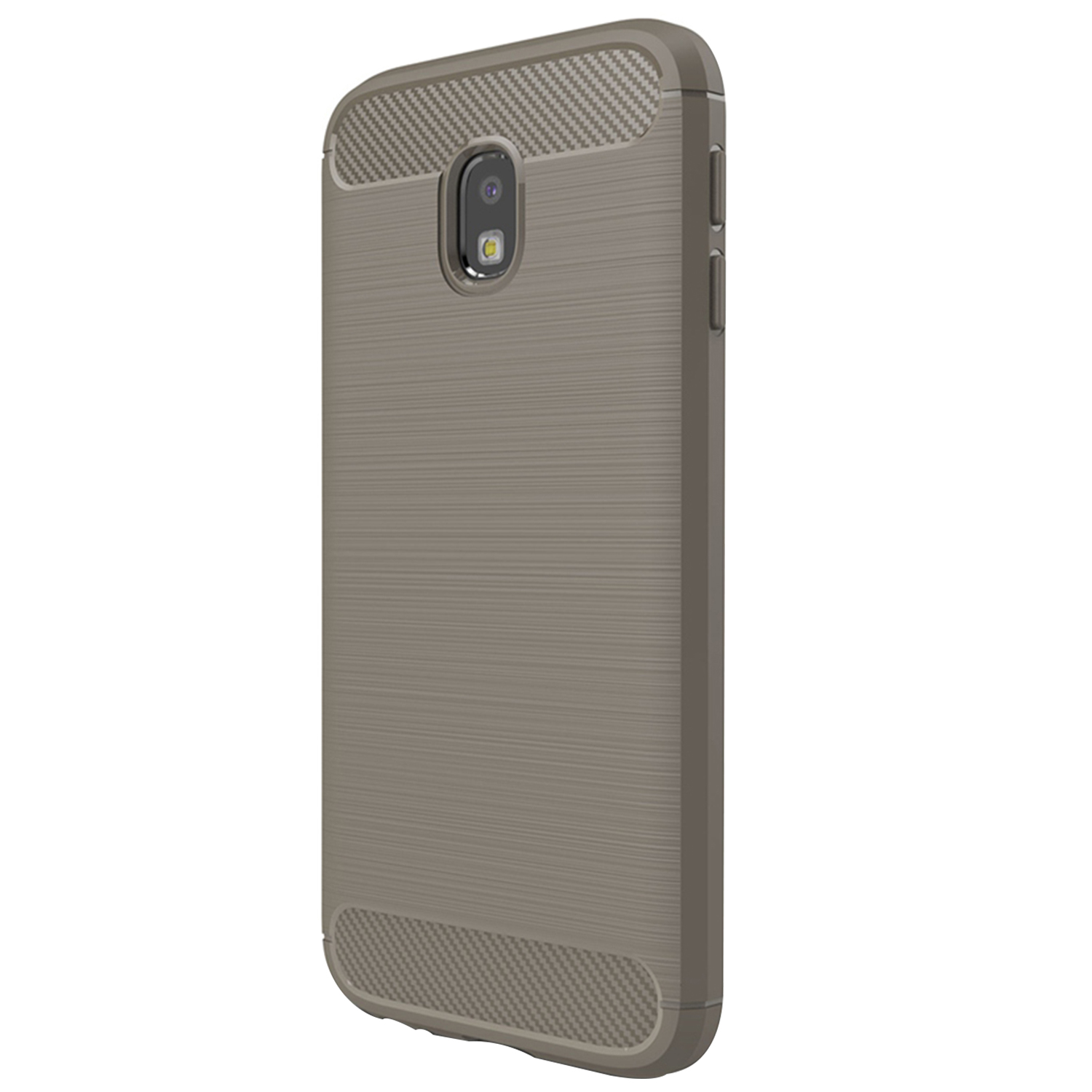 Microsonic Samsung Galaxy J7 Pro Kılıf Room Silikon Gri