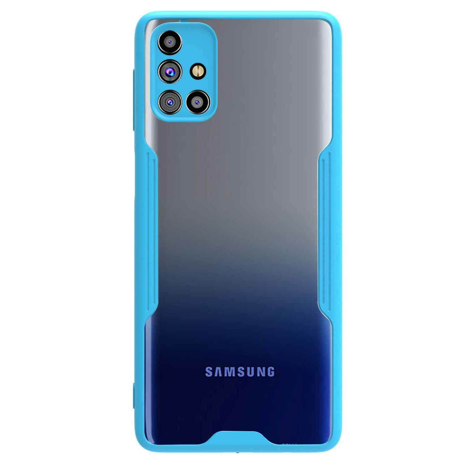 Microsonic Samsung Galaxy M31S Kılıf Paradise Glow Turkuaz