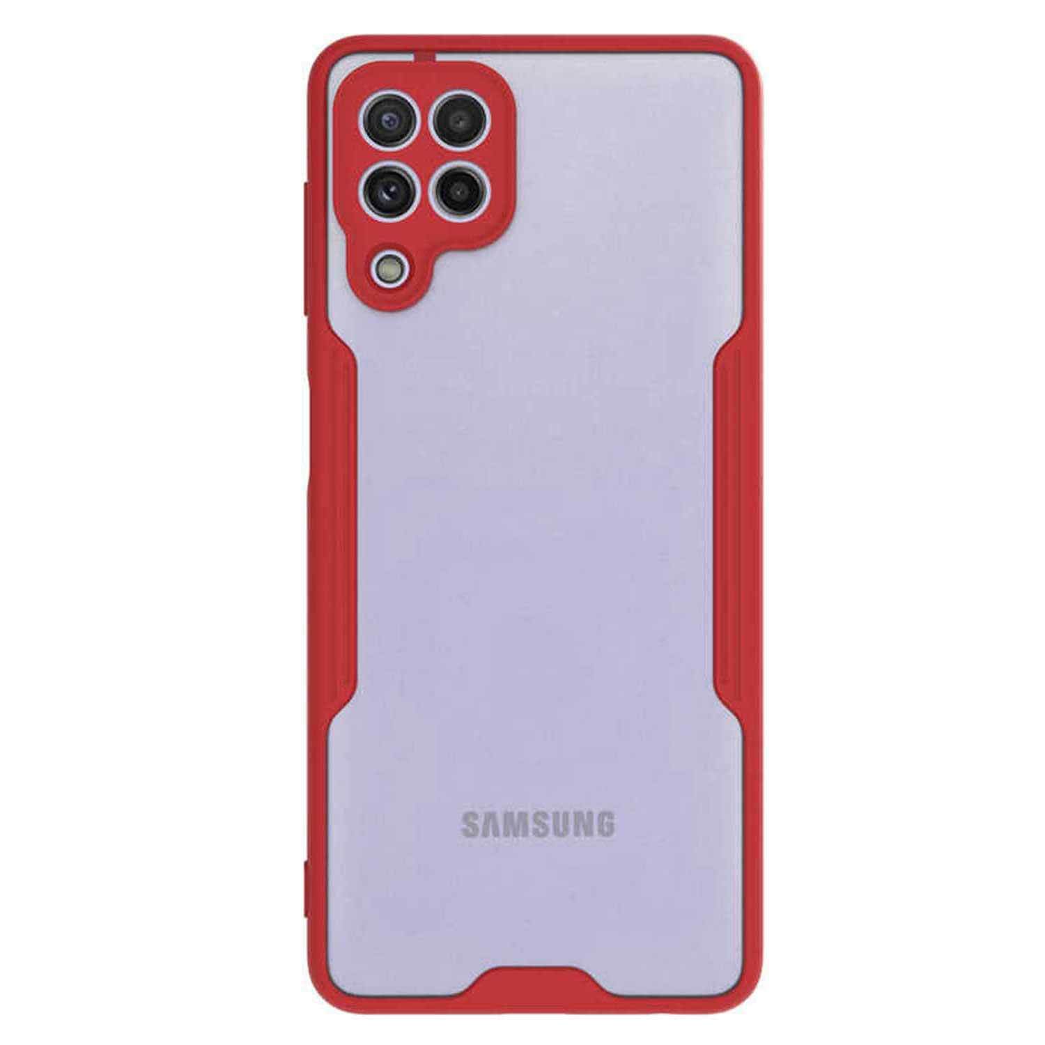 Microsonic Samsung Galaxy M32 4G Kılıf Paradise Glow Kırmızı