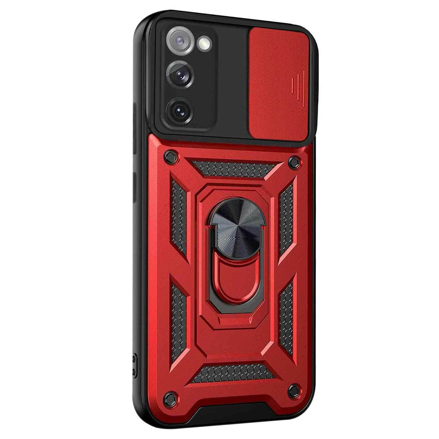 Microsonic Samsung Galaxy S20 FE Kılıf Impact Resistant Kırmızı