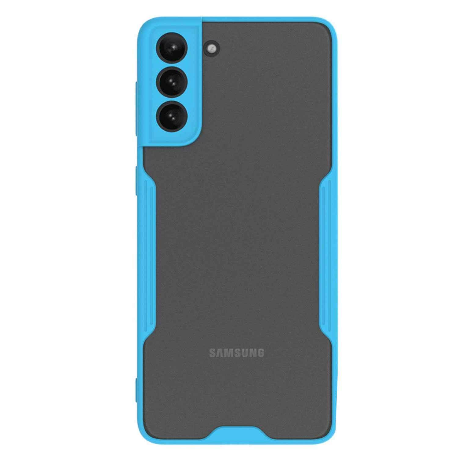 Microsonic Samsung Galaxy S21 Plus Kılıf Paradise Glow Turkuaz