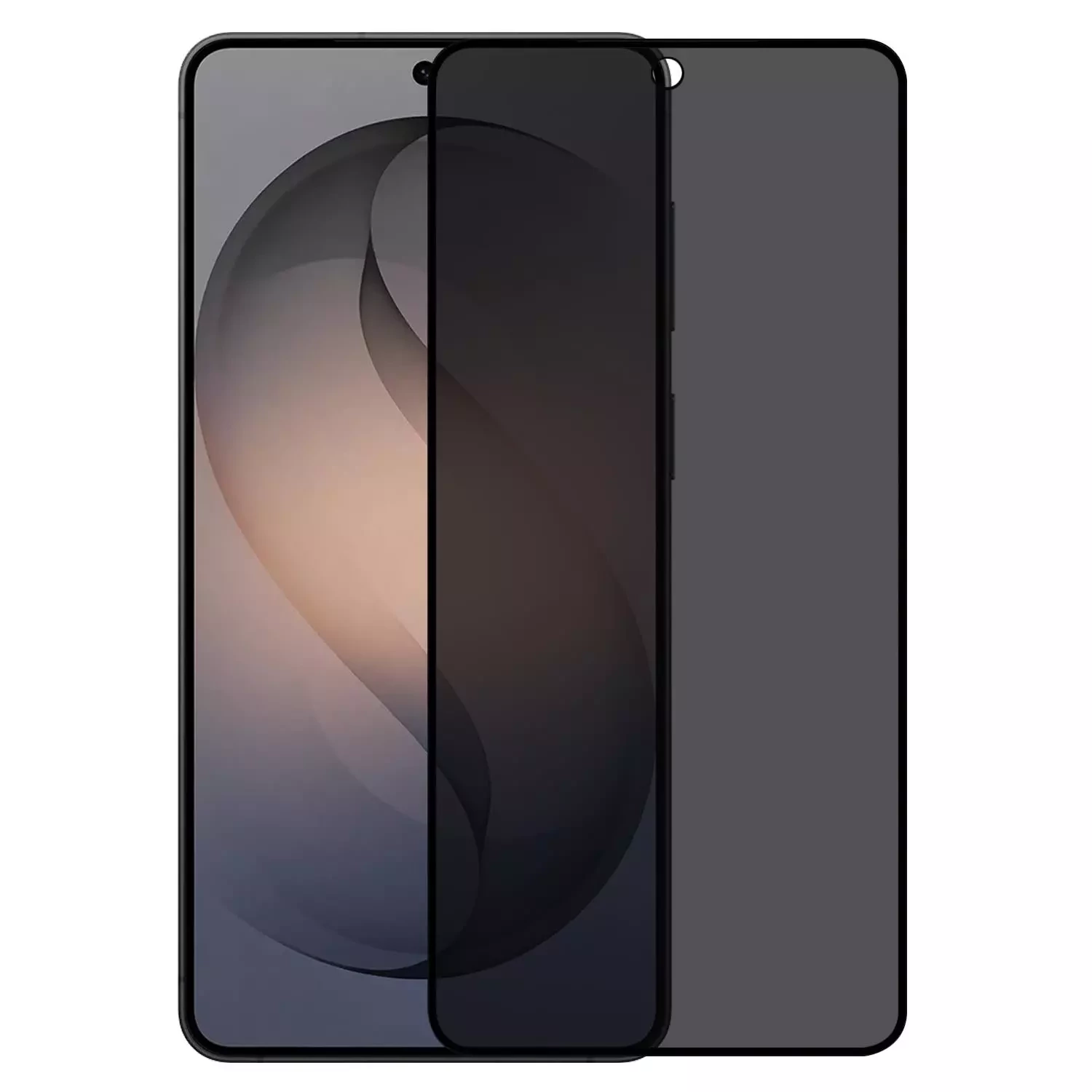 Microsonic Samsung Galaxy S26 Privacy 5D Gizlilik Filtreli Cam Ekran Koruyucu Siyah