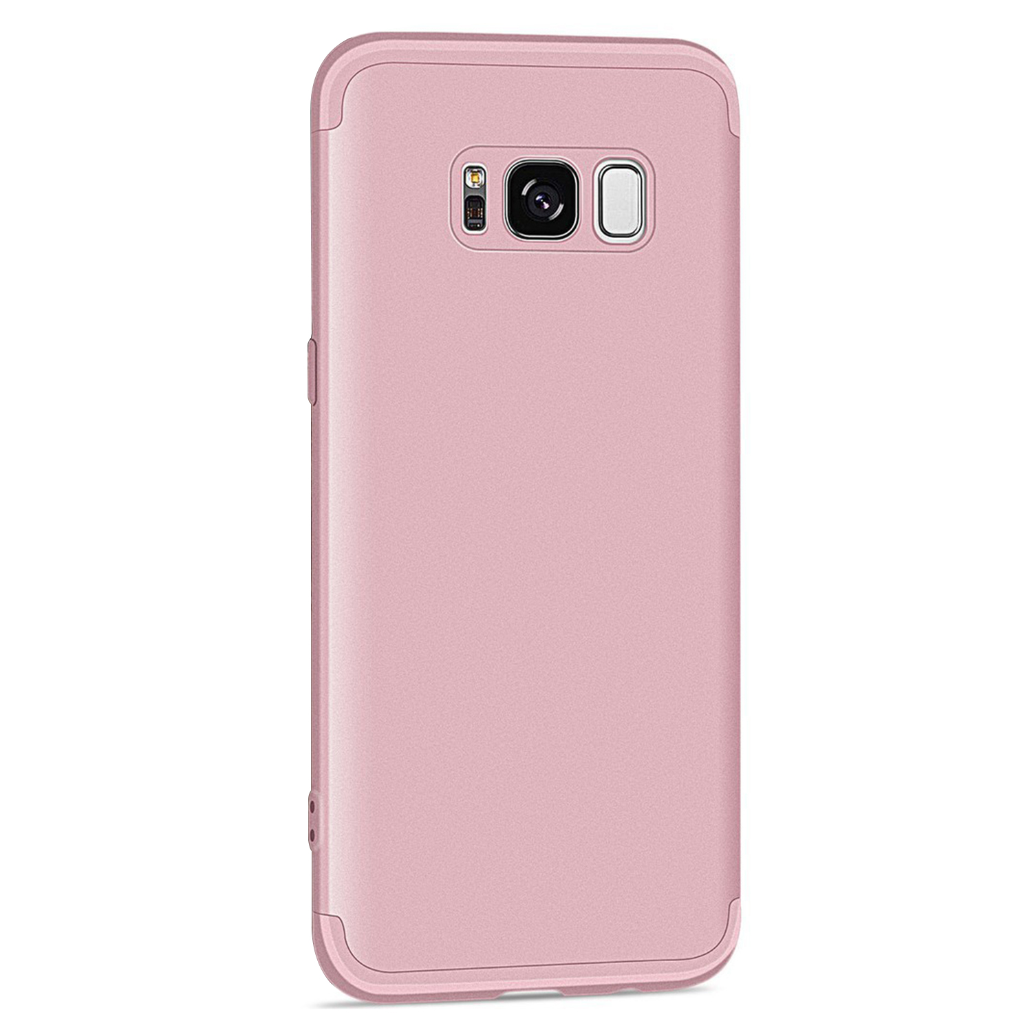 Microsonic Samsung Galaxy S8 Plus Kılıf Double Dip 360 Protective Rose Gold