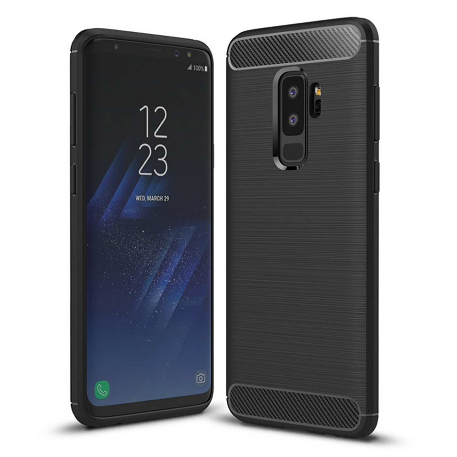 Microsonic Samsung Galaxy S9 Plus Kılıf Room Silikon Siyah