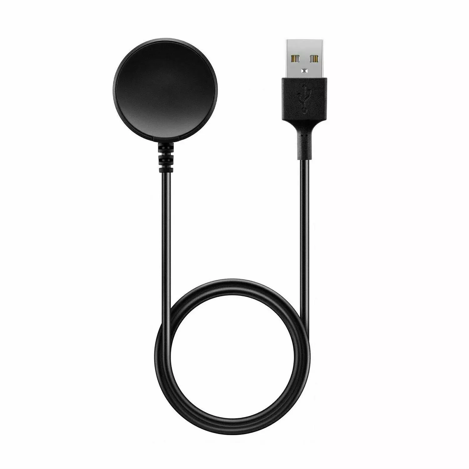 Microsonic Samsung Galaxy Watch 8 44mm Manyetik USB 2 Amper Şarj Kablosu Siyah