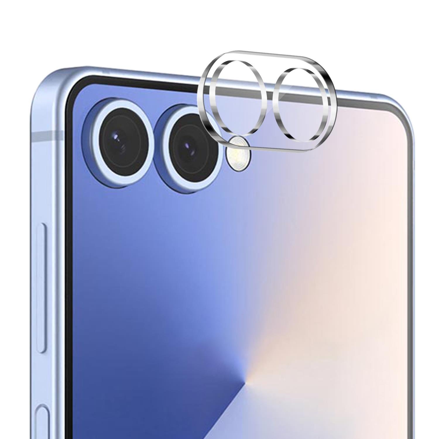 Microsonic Samsung Galaxy Z Flip 7 Kamera Lens Koruma Camı V2 Şeffaf