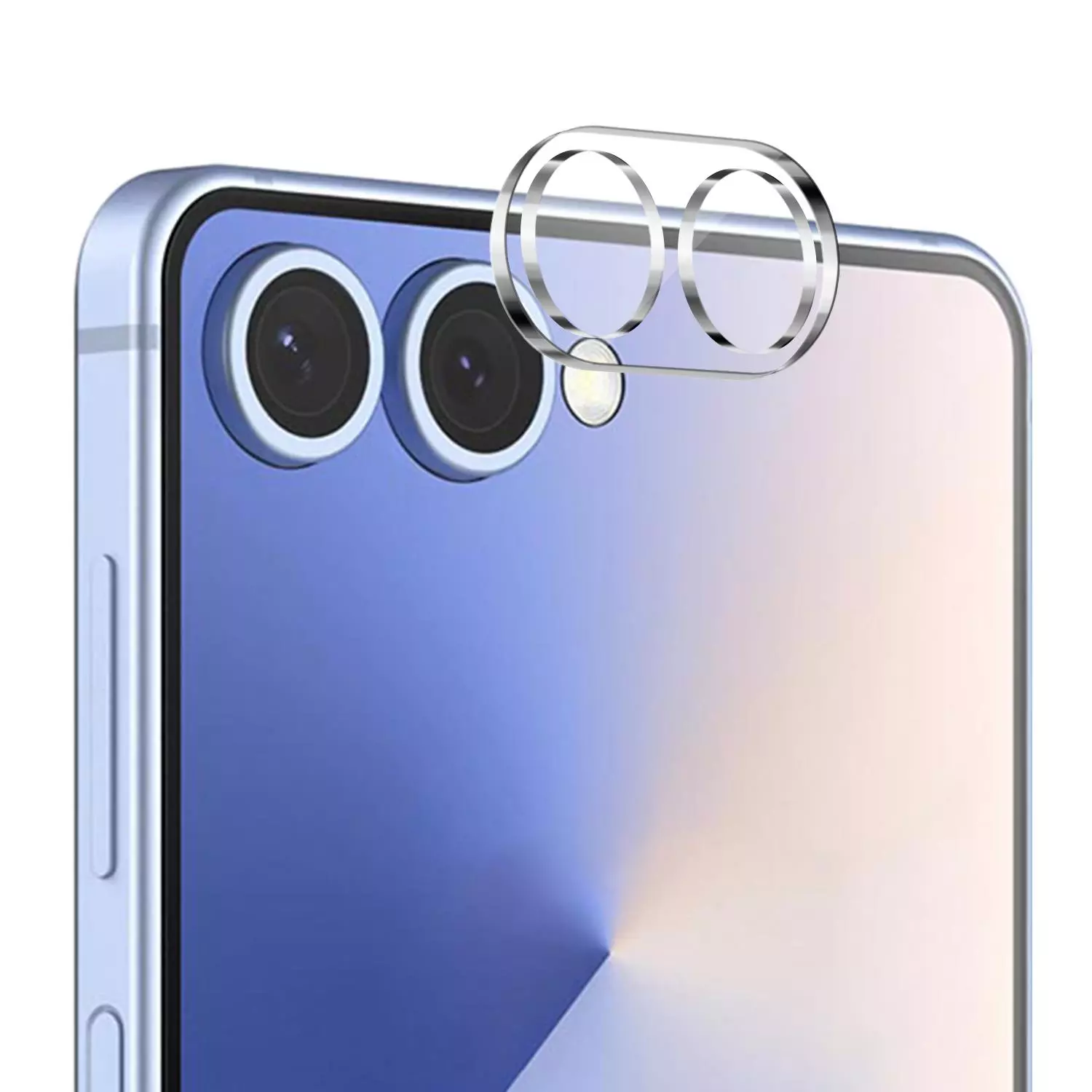 Microsonic Samsung Galaxy Z Flip 7 Kamera Lens Koruma Camı V2 Şeffaf