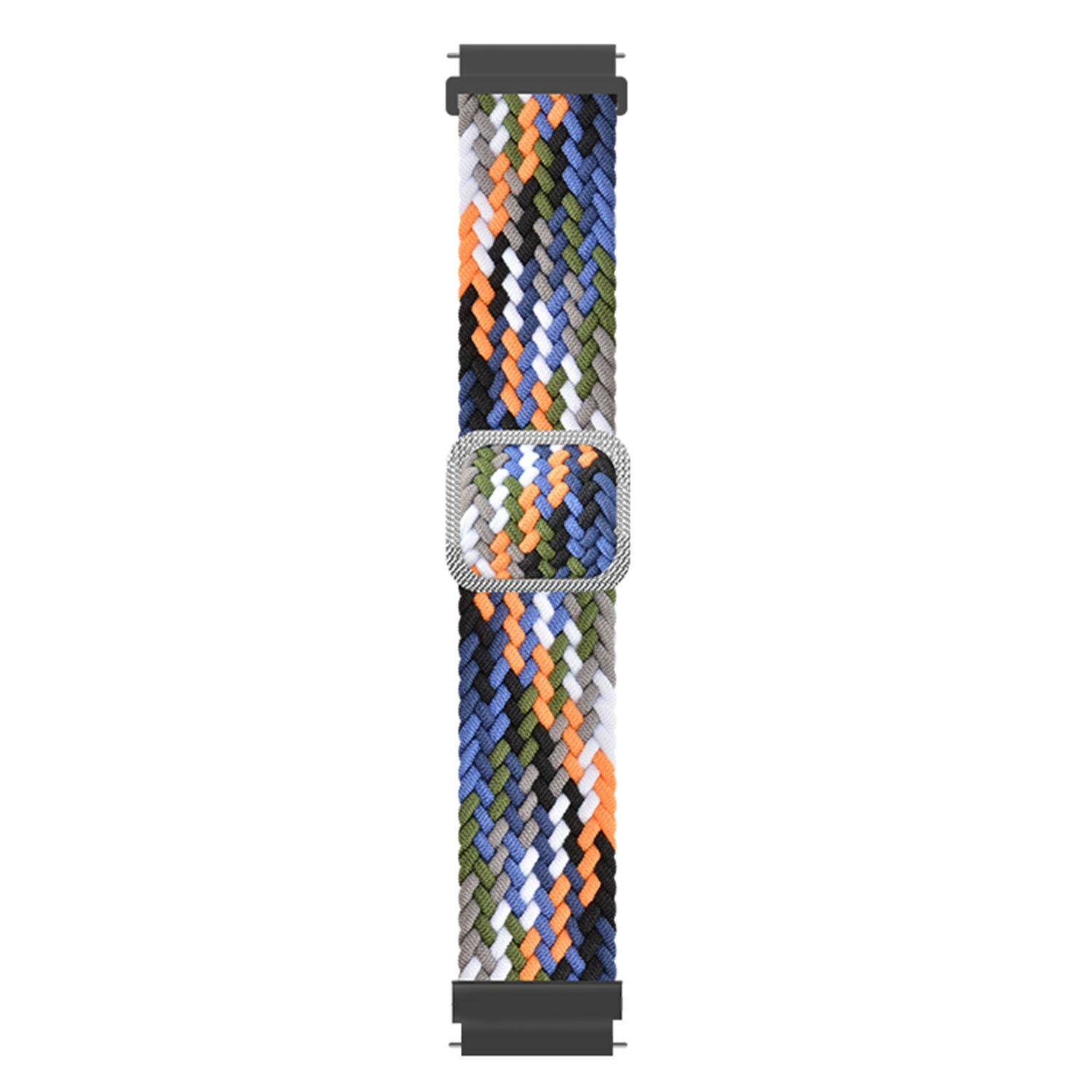 Microsonic Samsung Gear S3 Classic Kordon Braided Loop Band Renkli