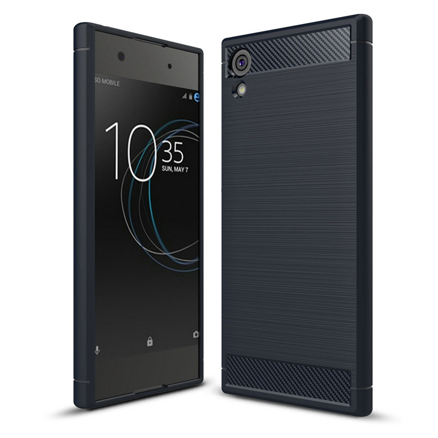 Microsonic Sony Xperia XA1 Kılıf Room Silikon Lacivert