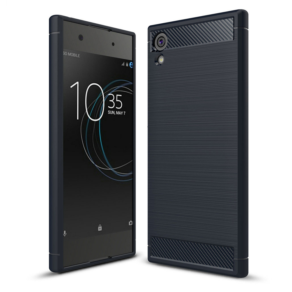 Microsonic Sony Xperia XA1 Ultra Kılıf Room Silikon Lacivert