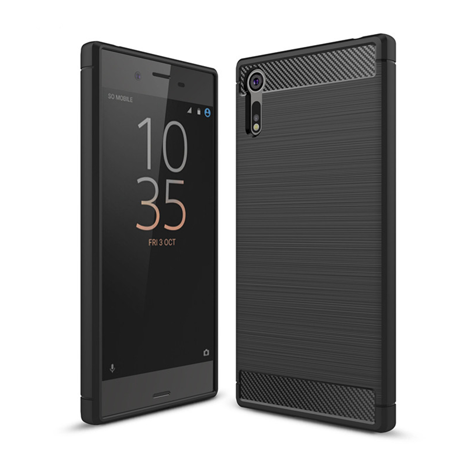 Microsonic Sony Xperia XZ Kılıf Room Silikon Siyah