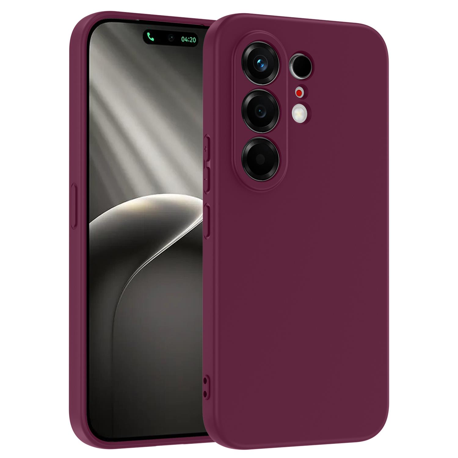 Microsonic TECNO Camon 50 Pro Kılıf Groovy Soft Mor