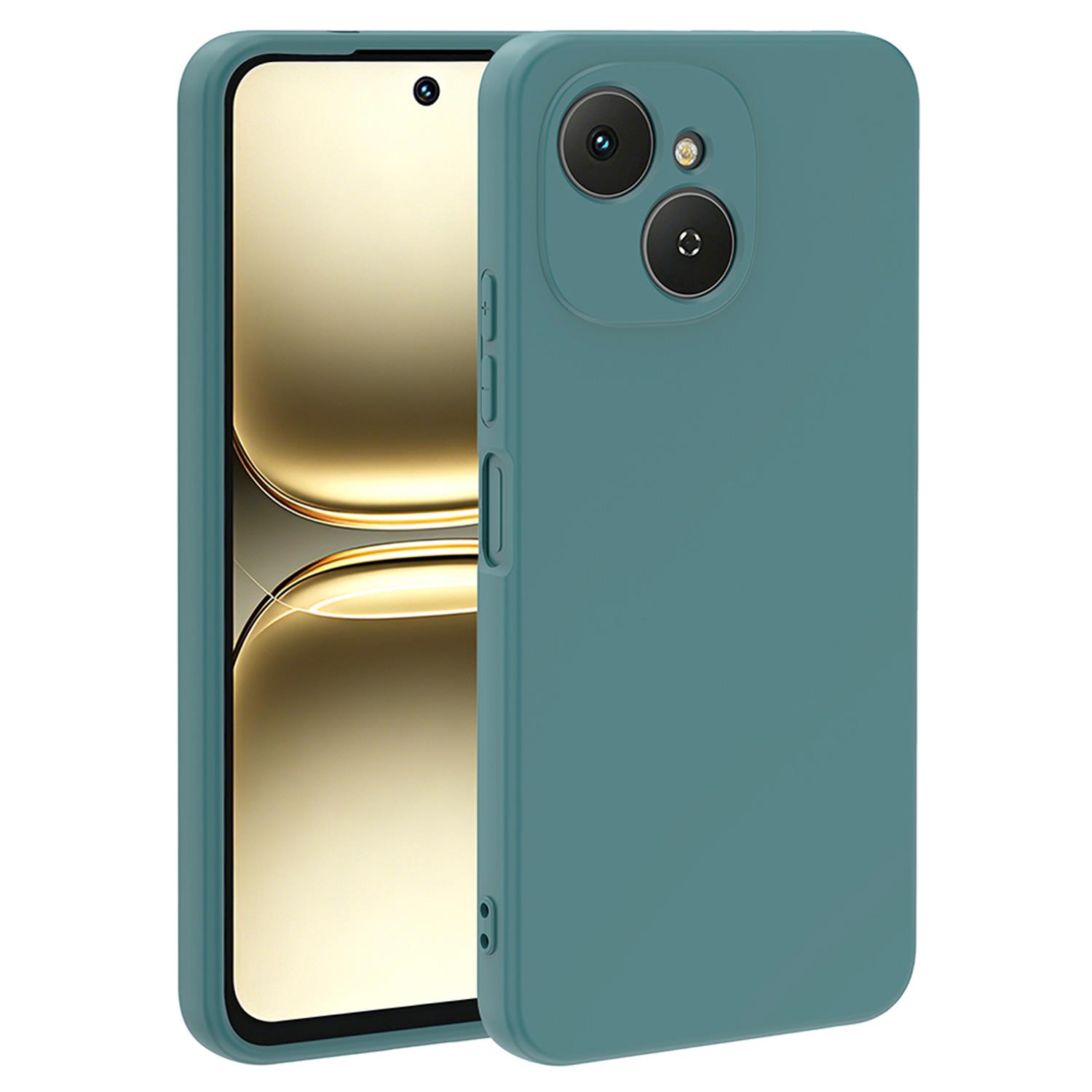 Microsonic TECNO Spark 40C Kılıf Groovy Soft Koyu Yeşil