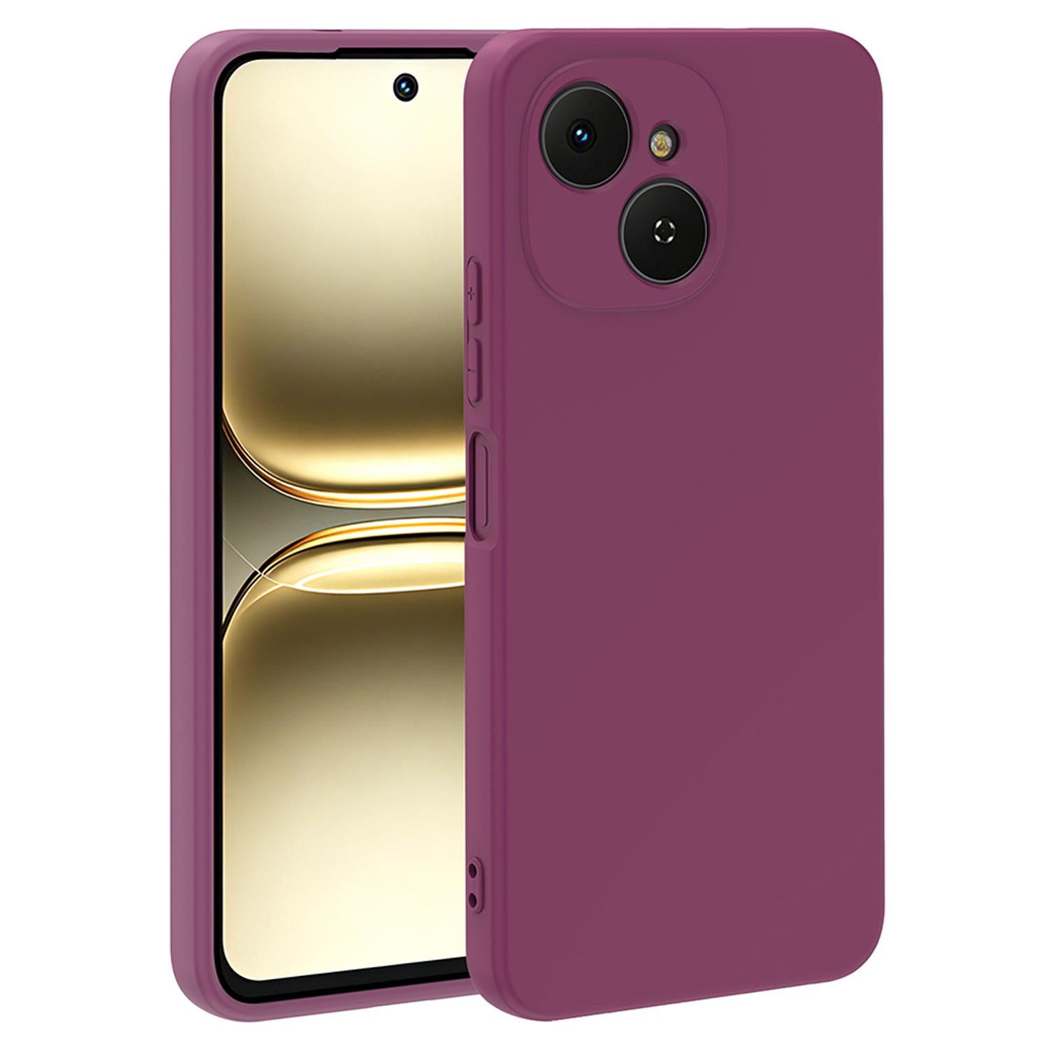 Microsonic TECNO Spark 40C Kılıf Groovy Soft Mor