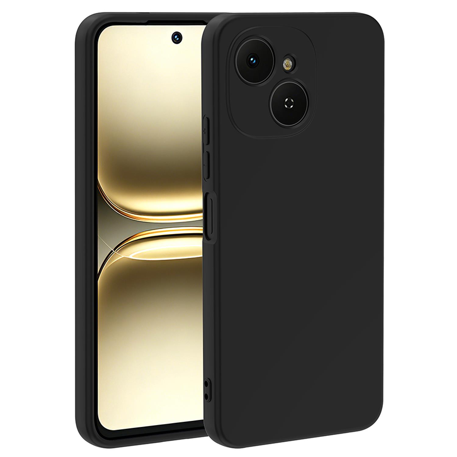 Microsonic TECNO Spark 40C Kılıf Groovy Soft Siyah