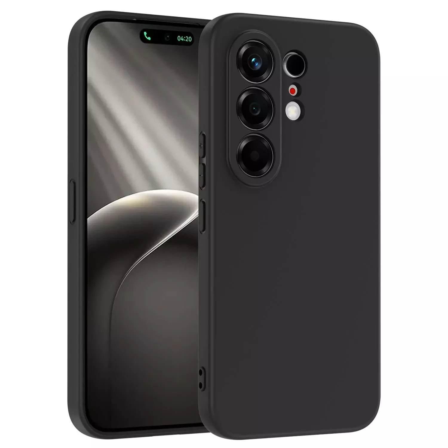 Microsonic TECNO Camon 50 Pro Kılıf Groovy Soft Siyah