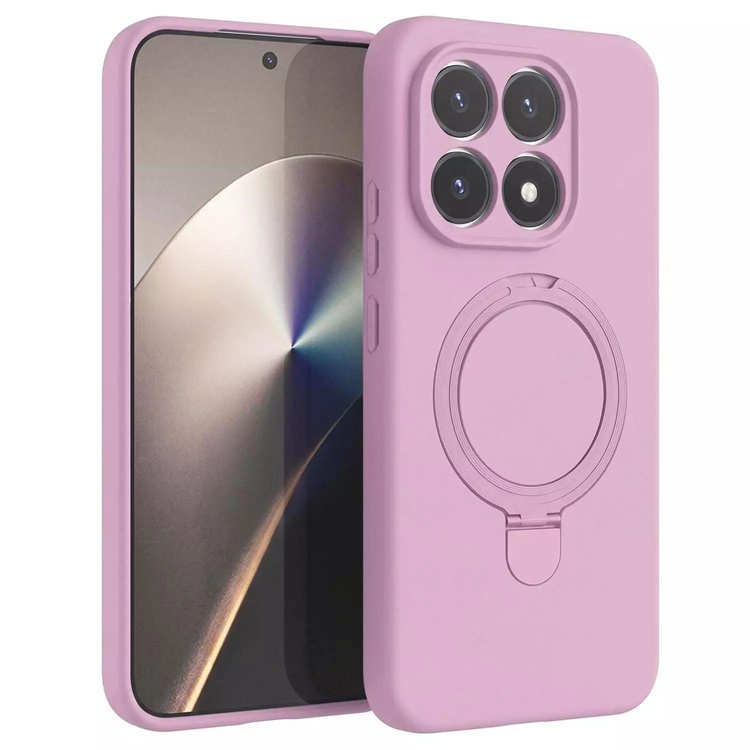 Microsonic Xiaomi 15T Kılıf Aura Stant MagSafe Pembe