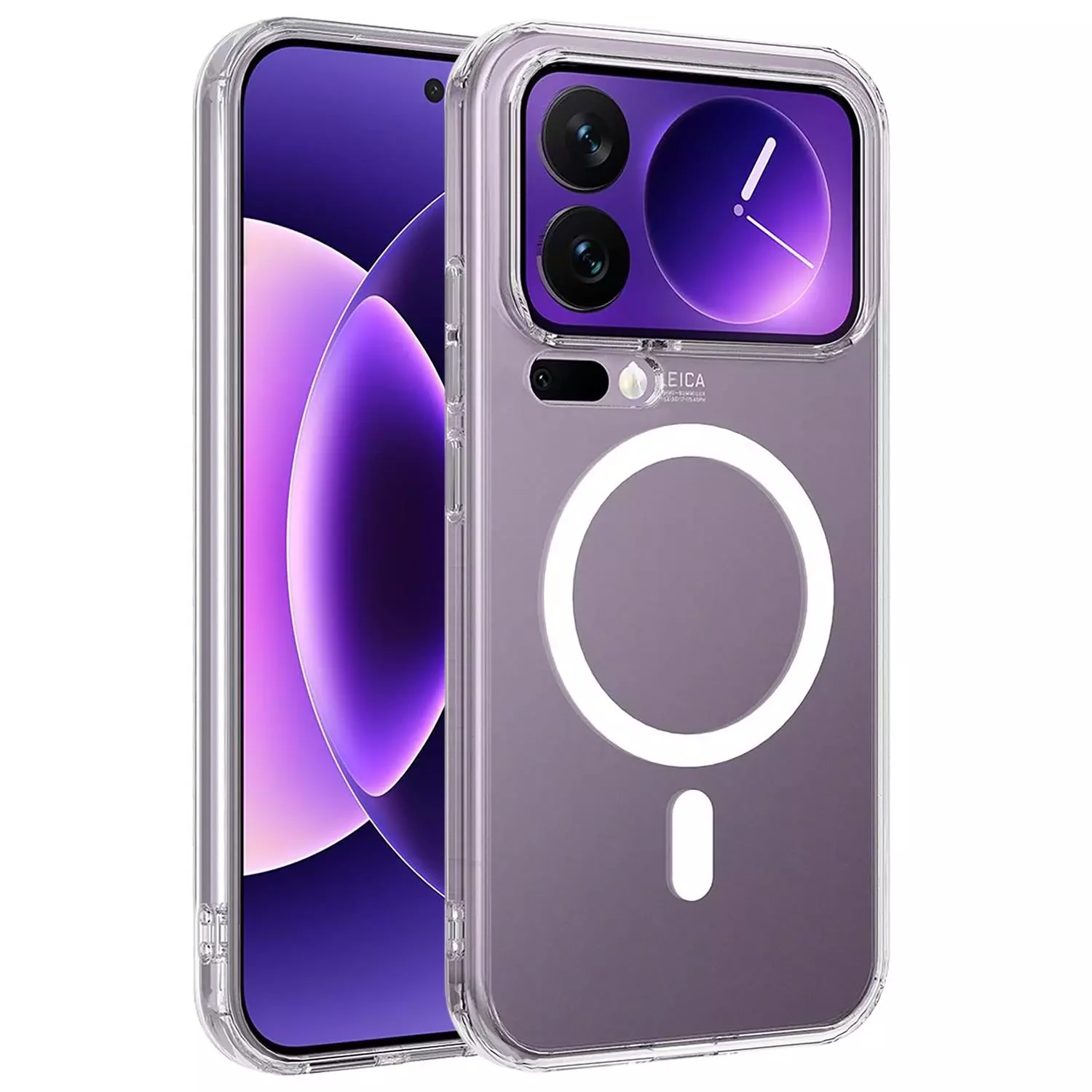 Microsonic Xiaomi 17 Pro Max Kılıf MagSafe Clear Sararmaz Şeffaf